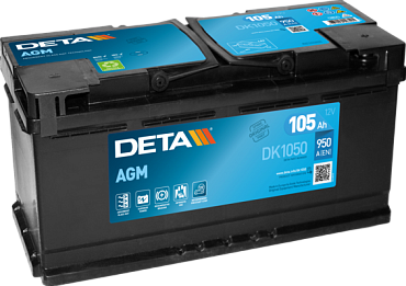Аккумулятор Deta AGM DK1050 (105 Ah)